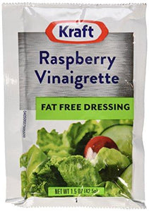 Kraft Fat Free Raspberry Vinaigrette Dressing- Single Packet 1.5oz Packet