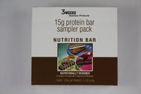 3 Weeks Nutrition Bar Sampler Pack (7ct)