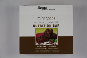 Mint Cocoa Nutrition Bar (7ct)