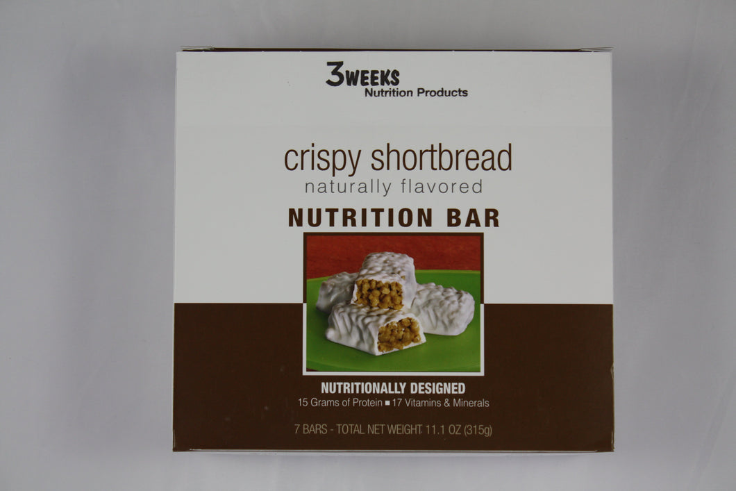 Crispy Shortbread Nutrition Bar (7ct)
