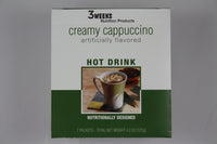 3 Weeks Creamy Cappuccino Hot Drink Mix (7ct)