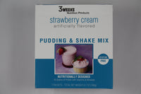 3 Weeks Strawberry Cream Pudding & Shake