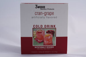 3 Weeks Cran-Grape Cold Drink Mix