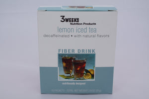 3 Weeks Lemon Iced Tea Fiber Drink (10ct)