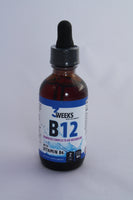 B-12 Drops 1200 MCG 2Fl OZ 60ML Bottle