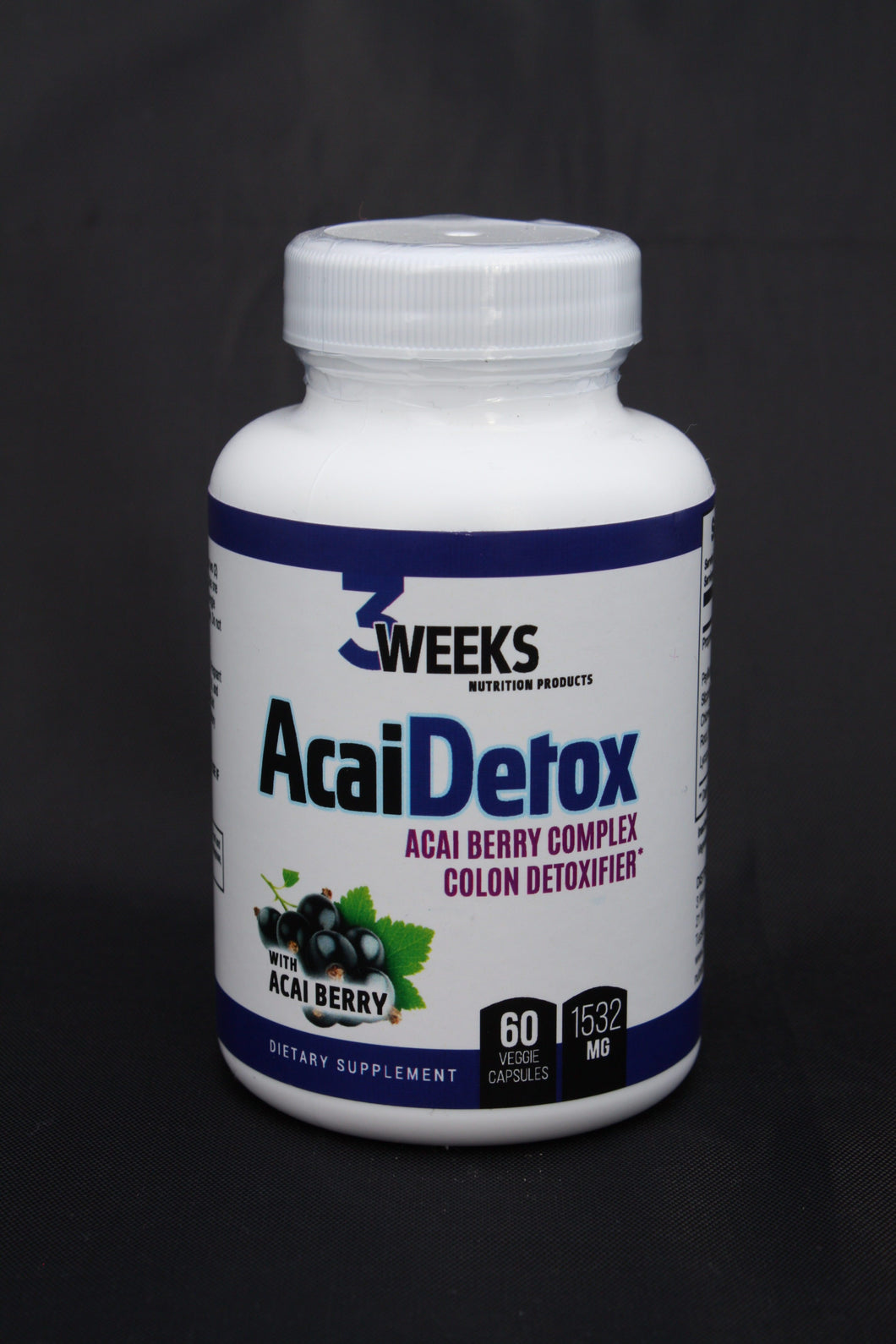 Acai Detox- 60ct Veggie Capsules