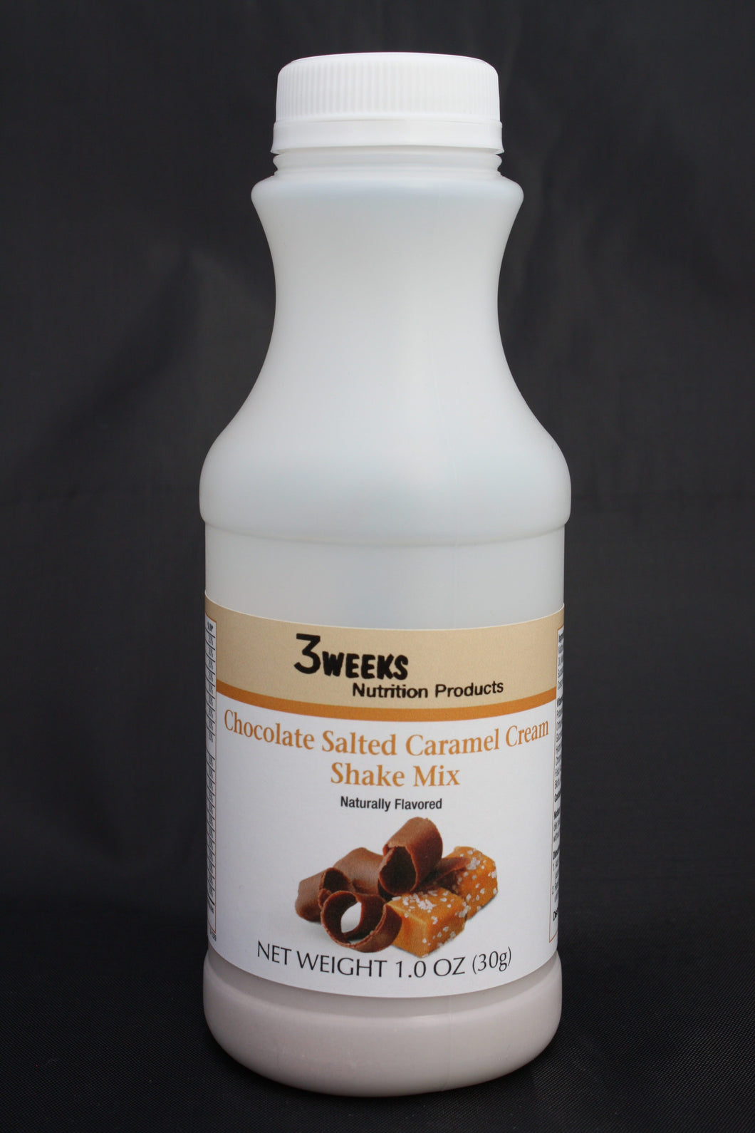 3 Weeks Chocolate Salted Caramel Shake - On The Go Bottle (1oz)