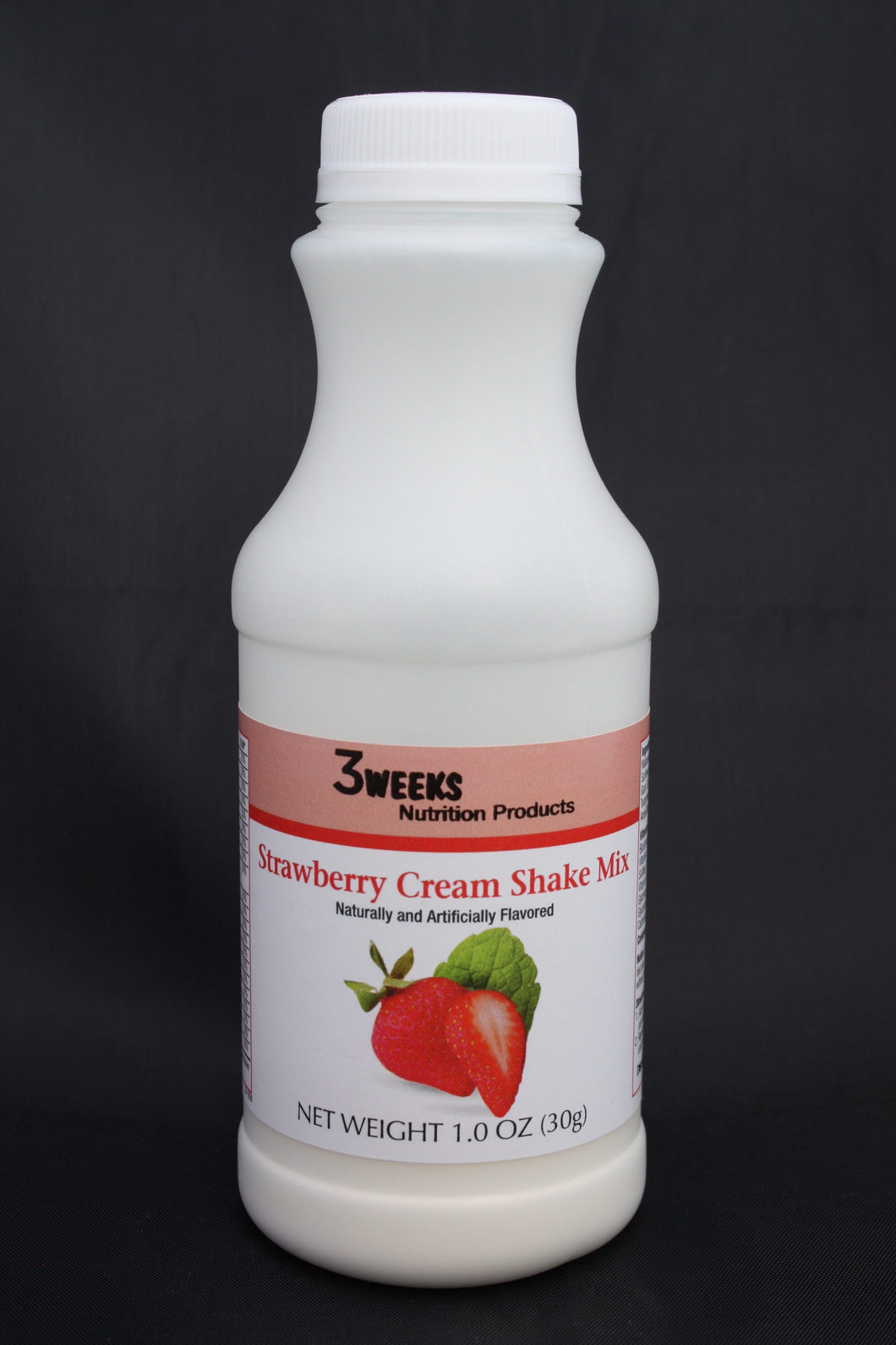 3 Weeks Strawberry Cream Shake - On The Go Bottle (1oz)