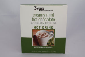 3 Weeks Creamy Mint Hot Chocolate Hot Drink Mix (7ct)