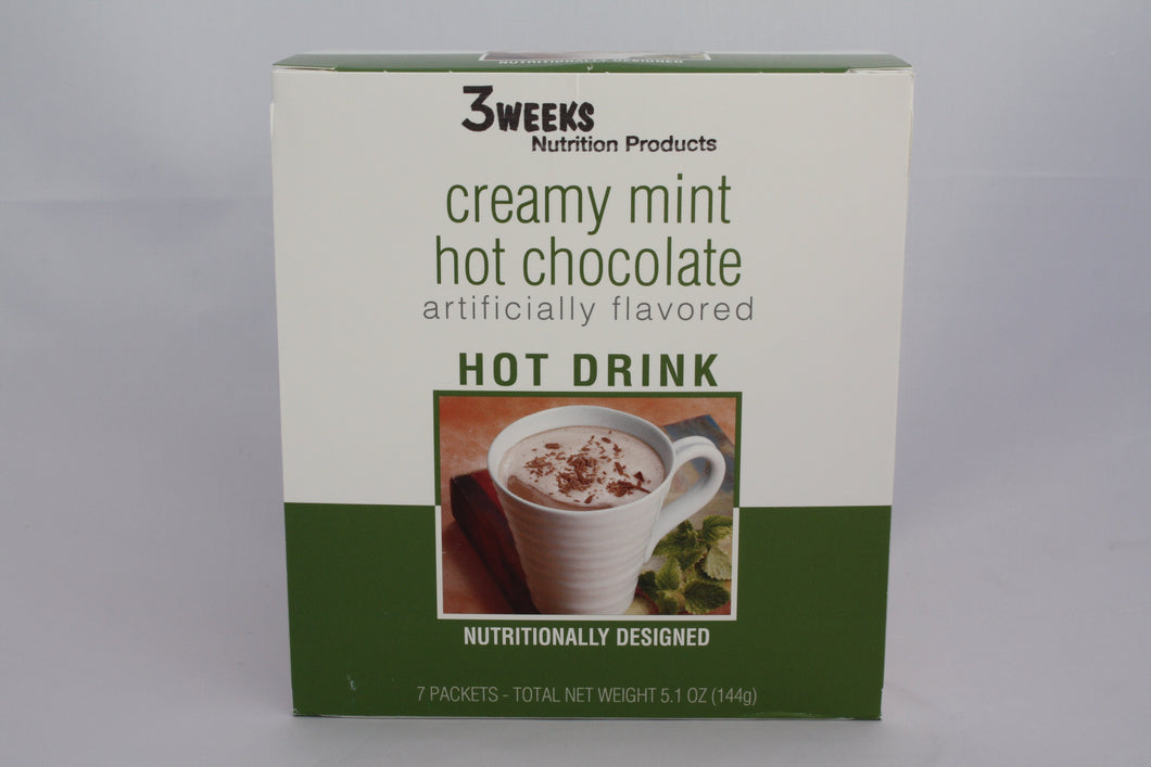 3 Weeks Creamy Mint Hot Chocolate Hot Drink Mix (7ct)