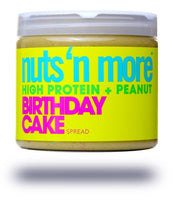 nuts 'n more Birthday Cake High Protein Peanut Spread 16oz Jar
