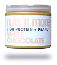 nuts 'n more White Chocolate High Protein Peanut Spread 16oz Jar